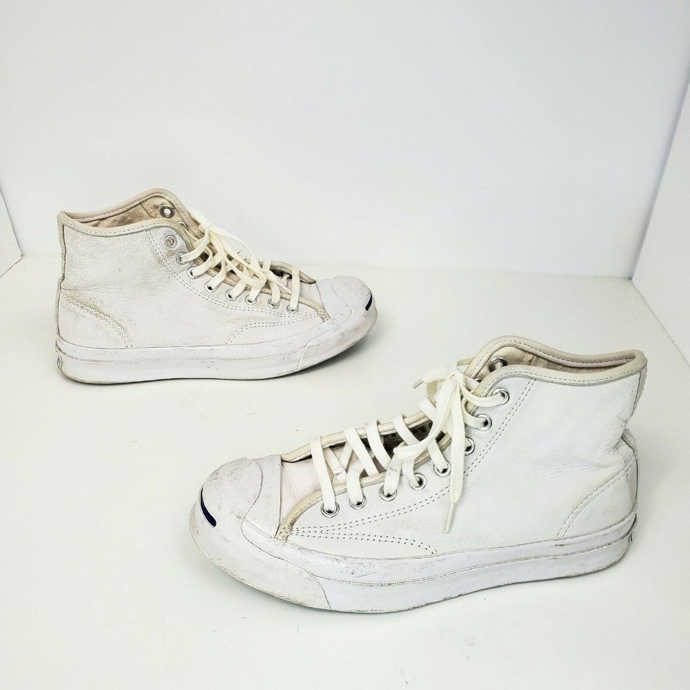 Converse Jack Purcell Women White Leather Sneakers
